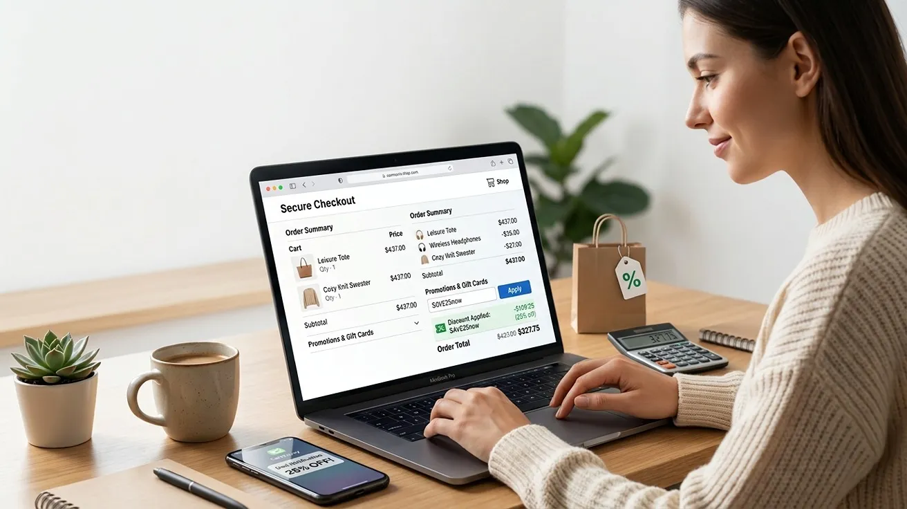 How to Use Promo Codes and Coupons at Checkout