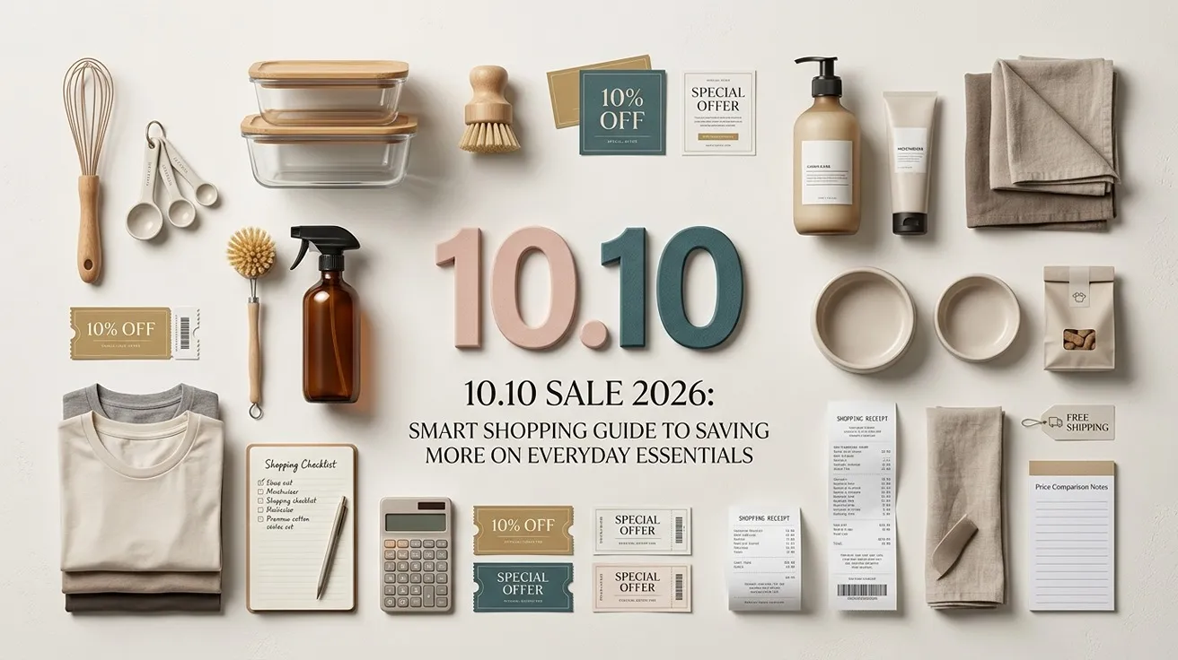 10.10 Sale 2026: Smart Shopping Tips to Save More on Everyday Essentials